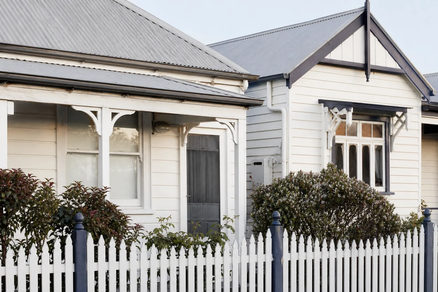 Period homes on a street in Barwon Heads, Geelong