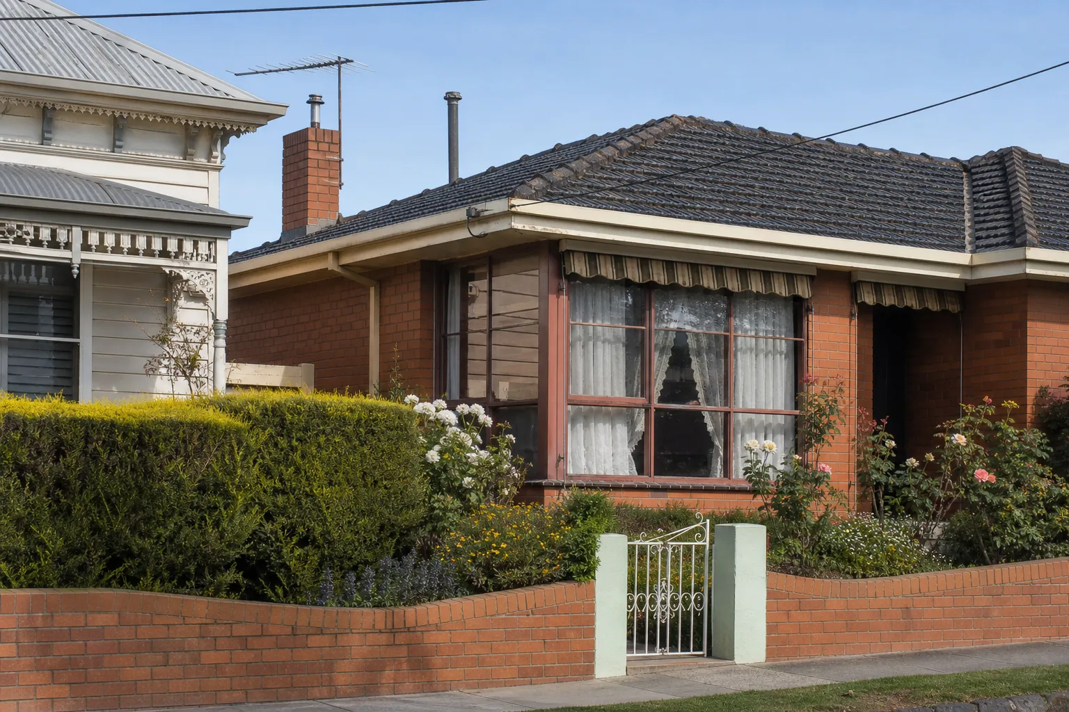 Period homes on a street in St Albans Park, Geelong