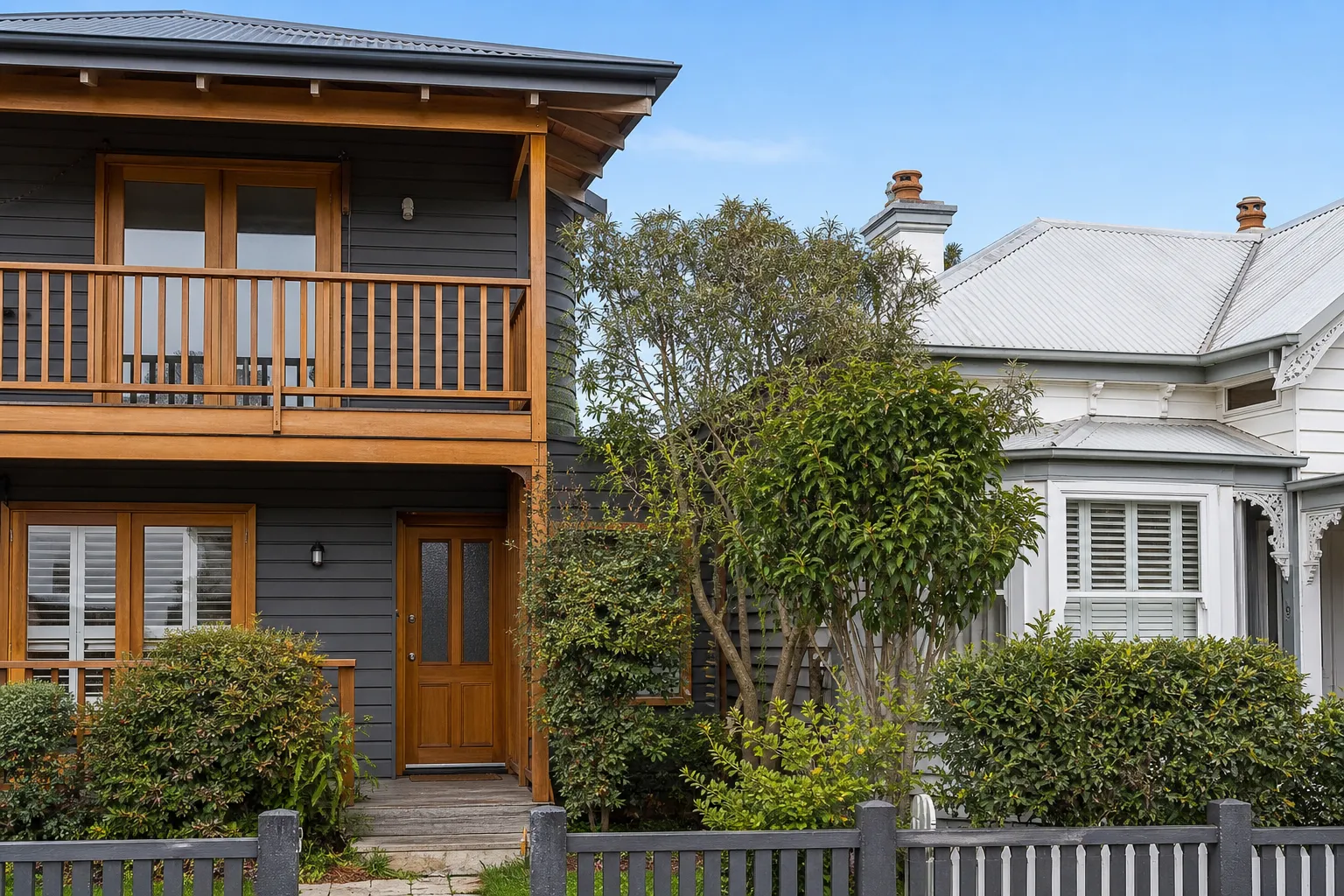 Period homes on a street in Torquay, Geelong